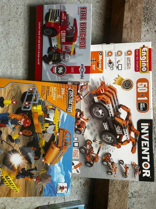 Pachet 3 jocuri de constructie tip lego