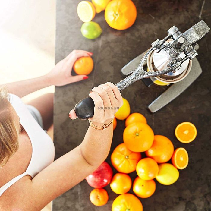 Професионална ръчна цитрус преса сокоизтисквачка преси сок фреш 6,5кг