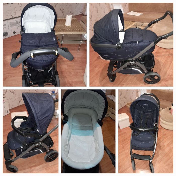Бебешка количка Peg Perego  /лятна и зимна/, с нов зимен кош