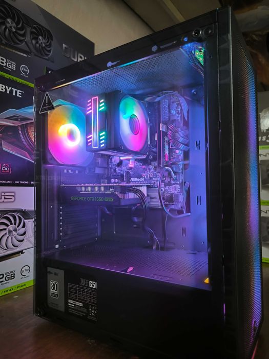 Игровой ПК Core I3-10100F 4300МГц/ Asus RX570 4Гб/ RAM DDR4 16Гб/256Гб
