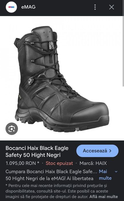 HAIX bocanci GORETEX piele NOI bărbați TOP | 44 | transport GRATUIT‼️