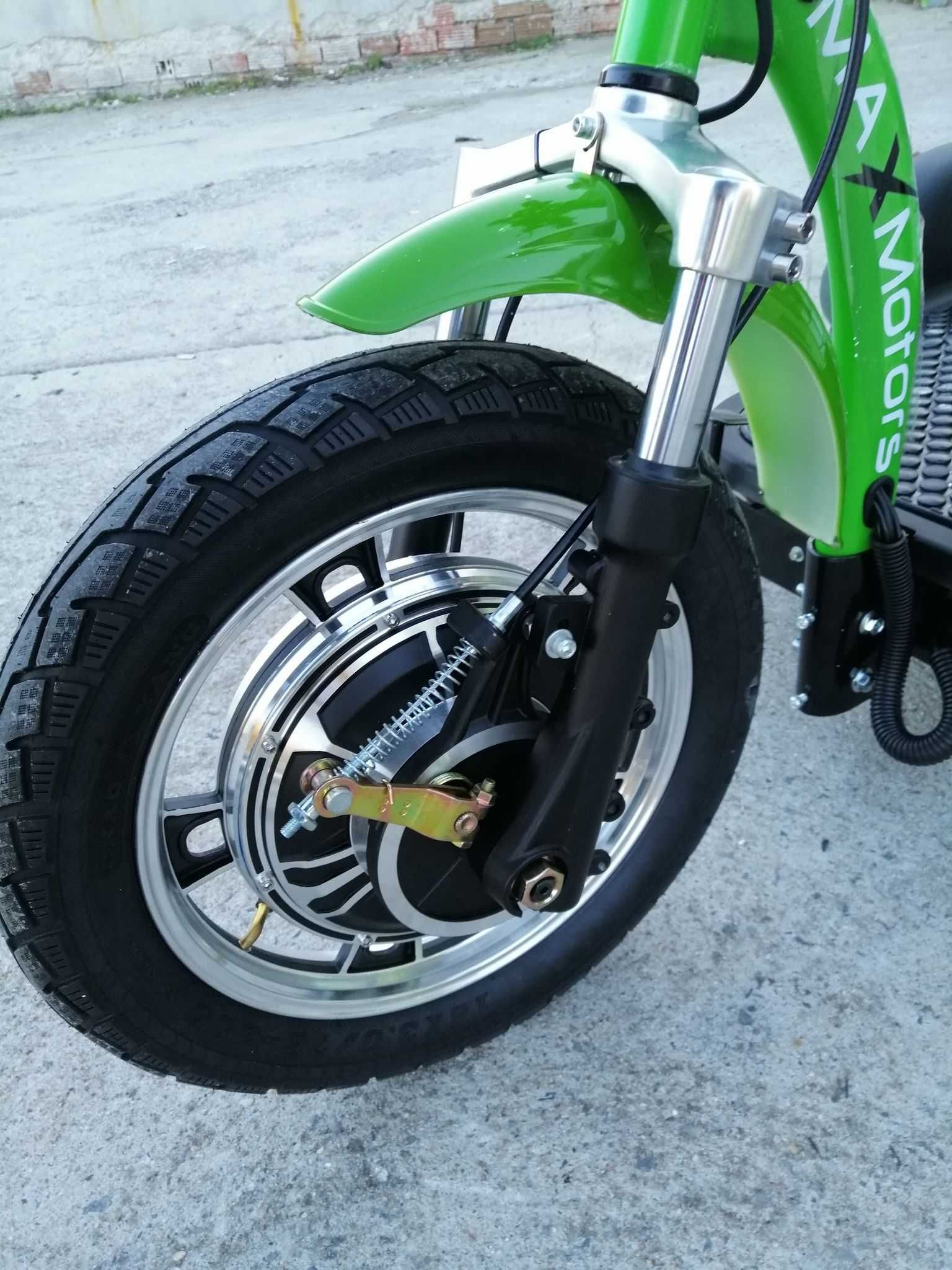 Електрическа Триколка А3 750W - GREEN (с предно предаване)