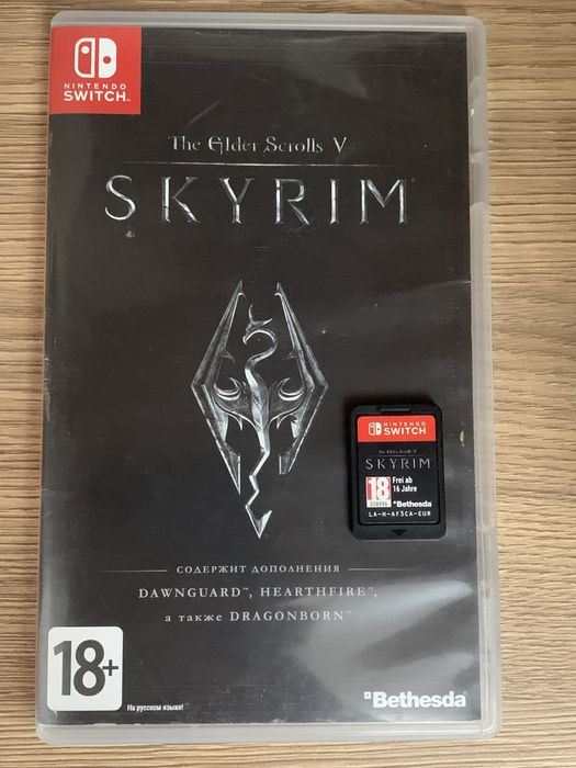 Nintendo картридж Skyrim Скайрим