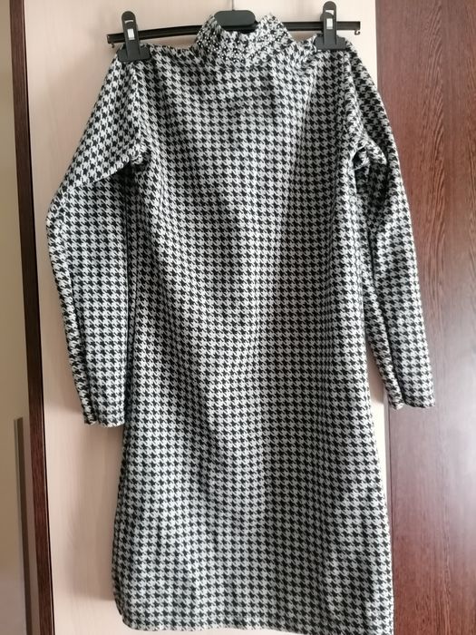 Rochie groasa cu mâneci și guler mărimea XL
