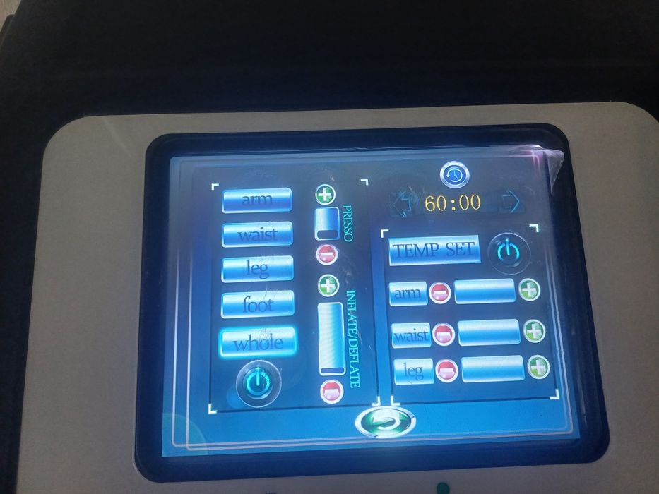 Aparat presoterapie(drenaj limfatic) cu infraroșu