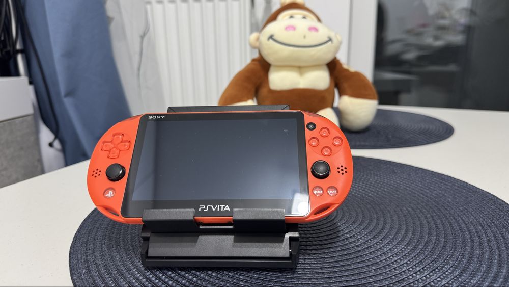 Consola copii PlayStation Ps Vita Orange Neon modata 256gb