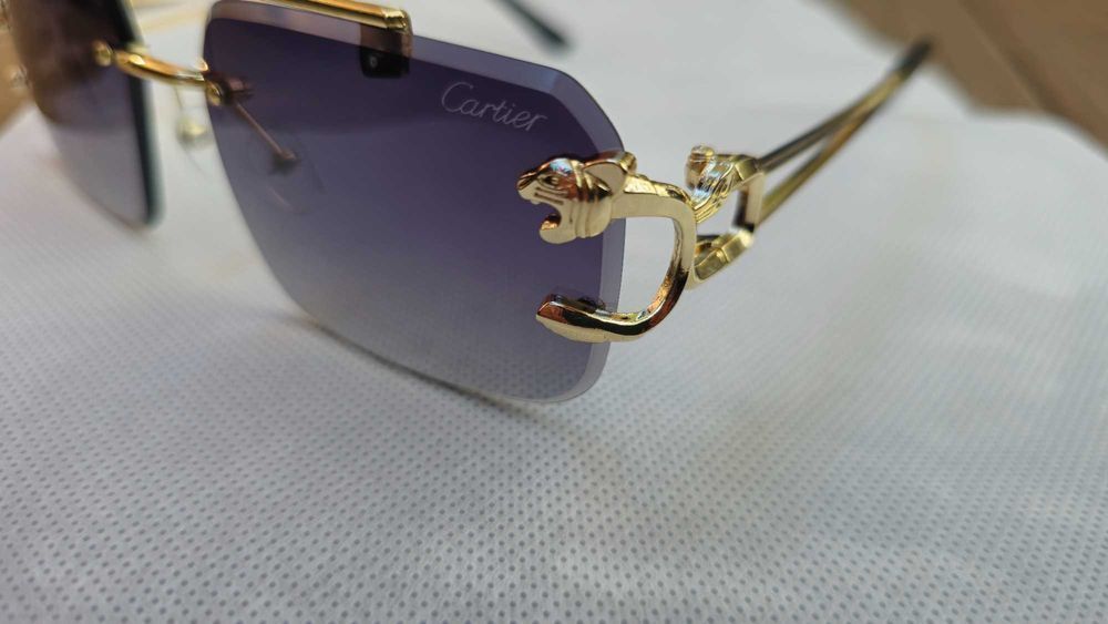Ochelari de soare Cartier model 5, lentile negre