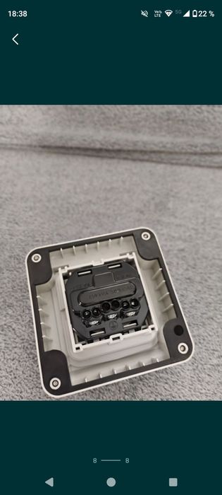 Priza schuko aplicata IP66 Protecta SCAME. Noua!+Breloc chei. B love B