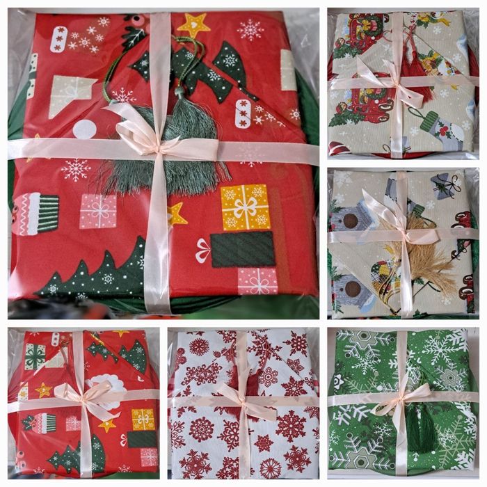 Новогодный раннер подтарельниклар