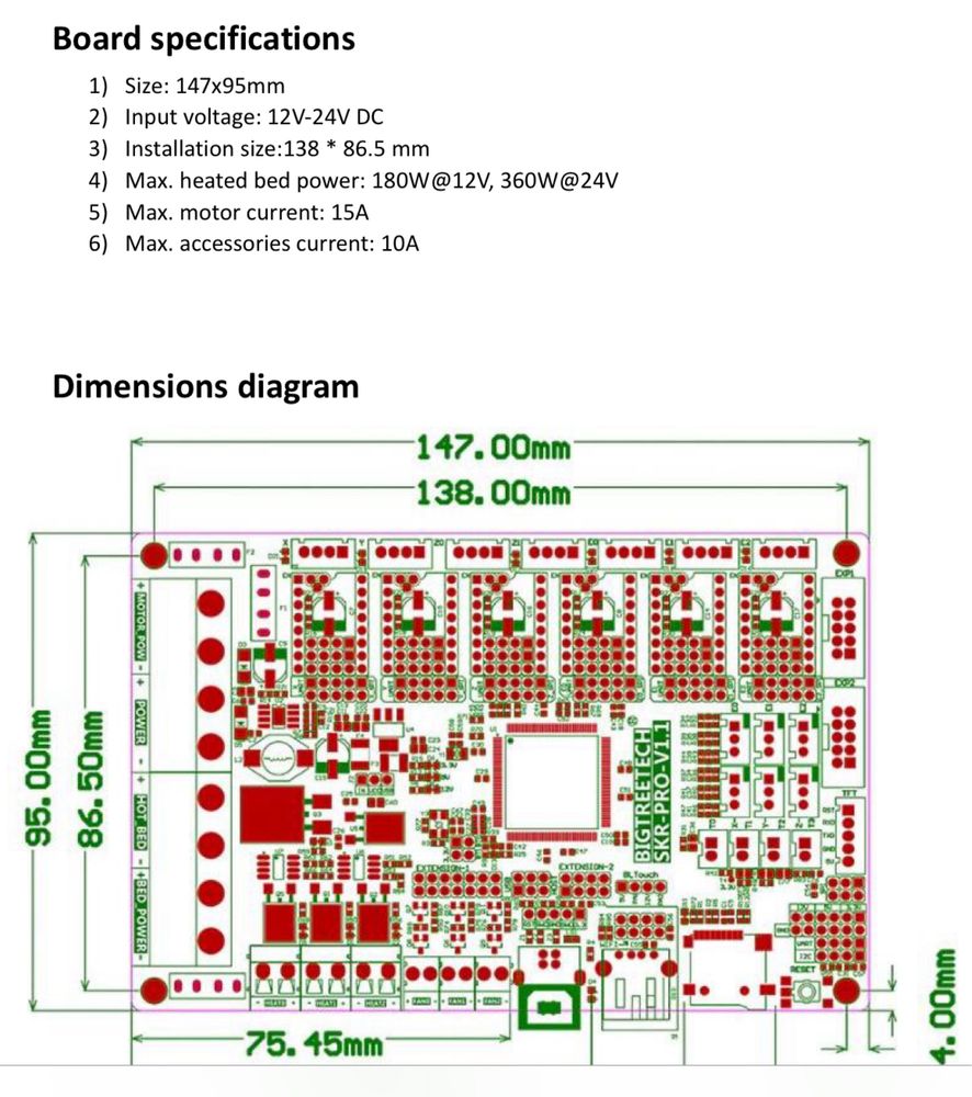 Новая Плата на 3D принтер,  BIGTREETECH SKR PRO V1.1