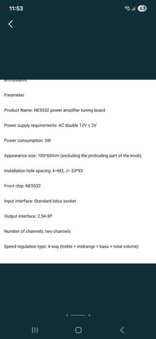 Preamplificator si corector de ton activ NOU