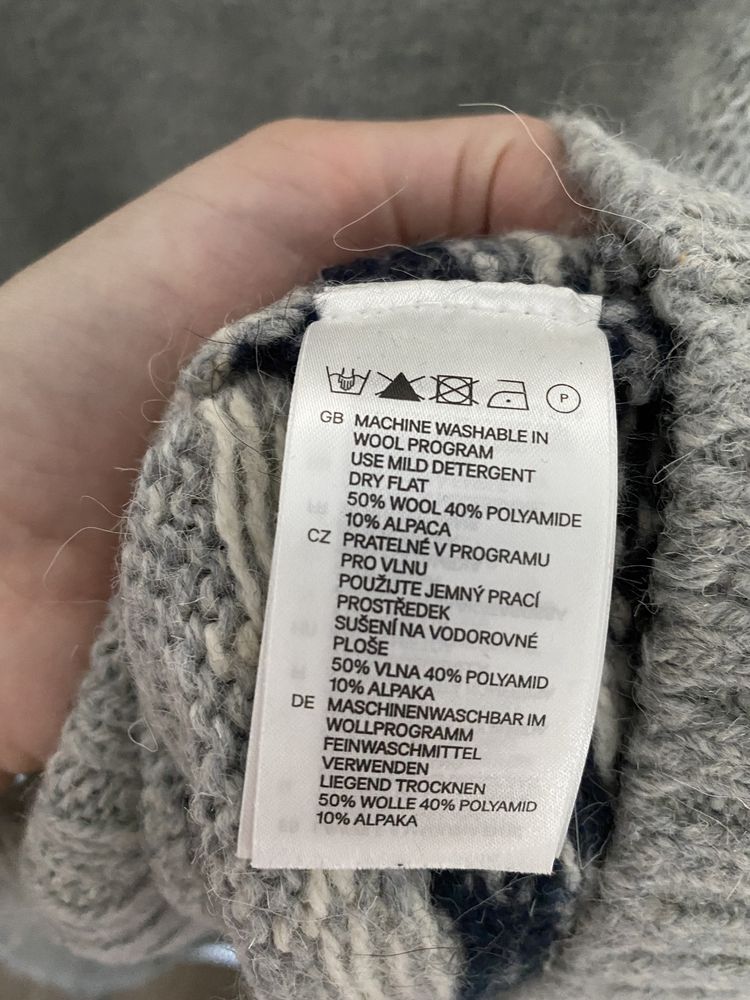 Pulover de barbat, din lână, H&M