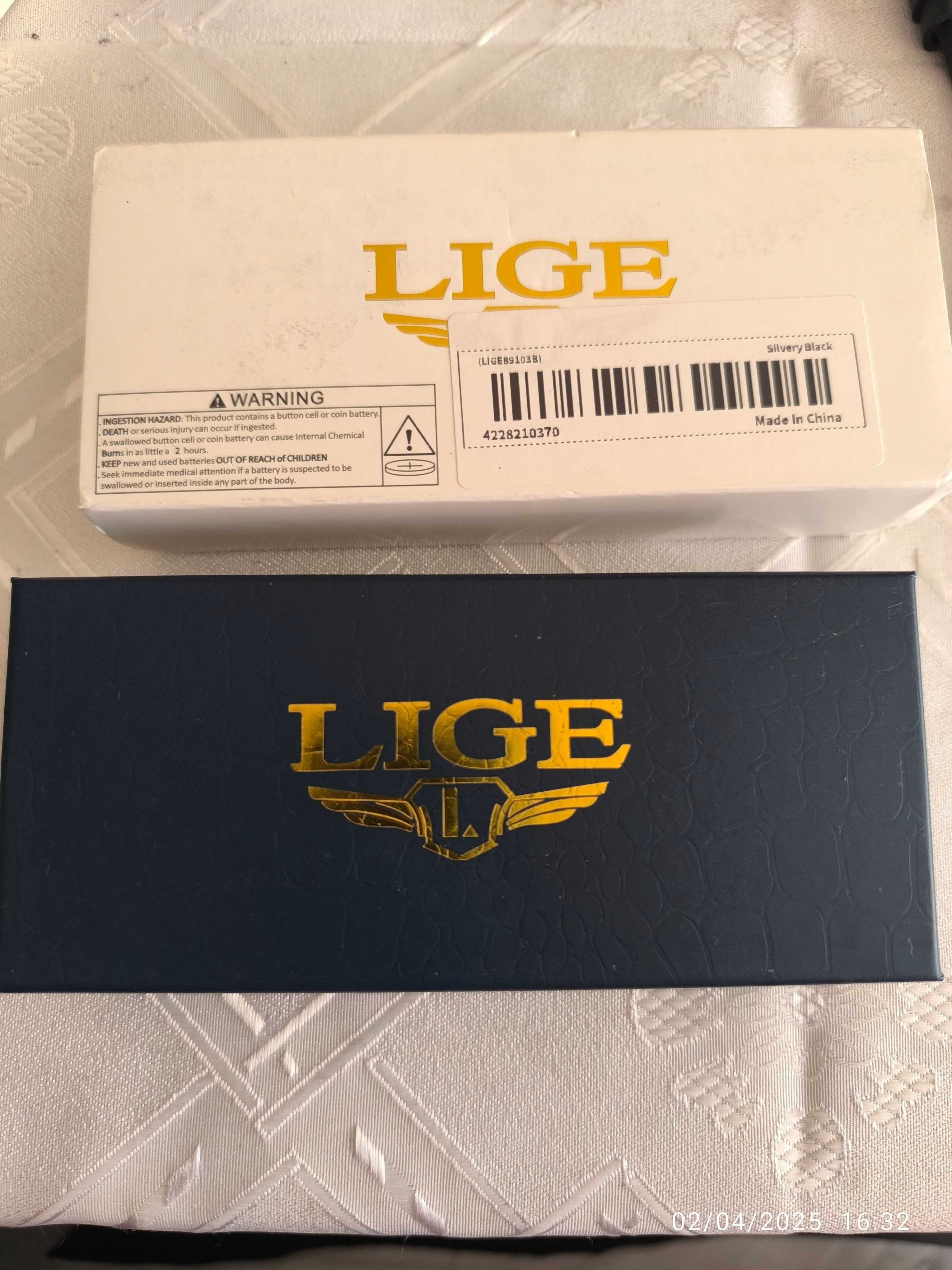 LIGE Хронограф Стилен Мъжки Часовник