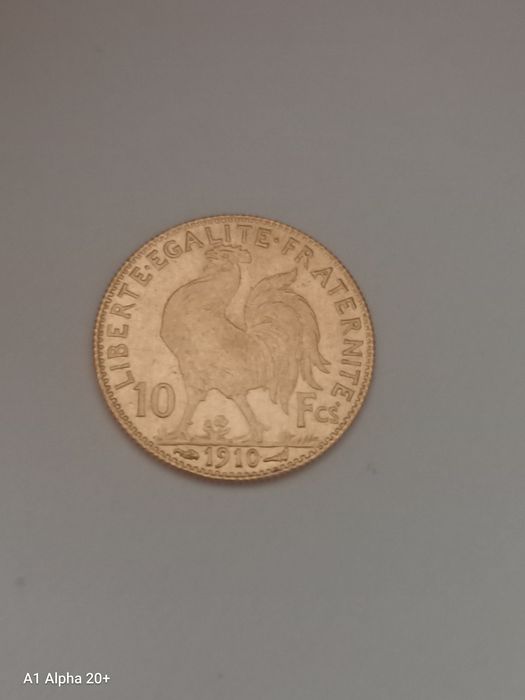 10 франка 1910 година