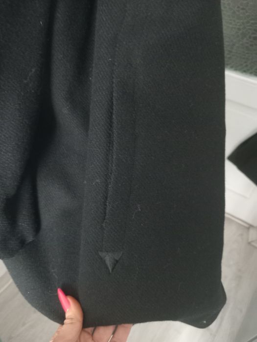 Palton din lână cu interior blana naturala