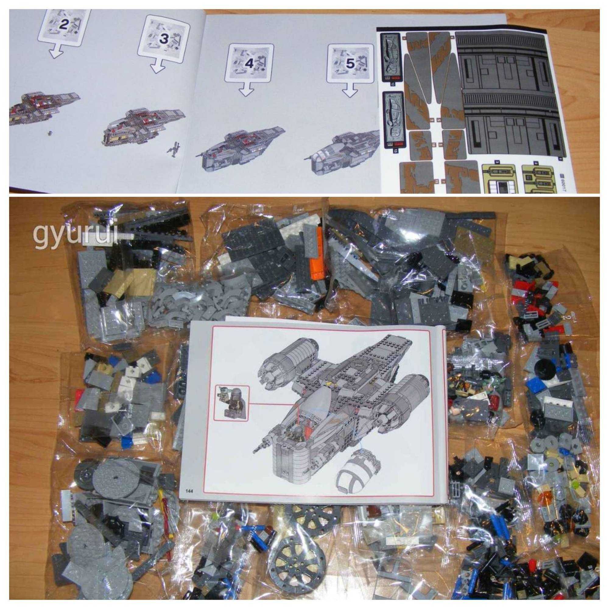 NOU Nava Tip marca L Star Wars The Razor Mandalorian 75292