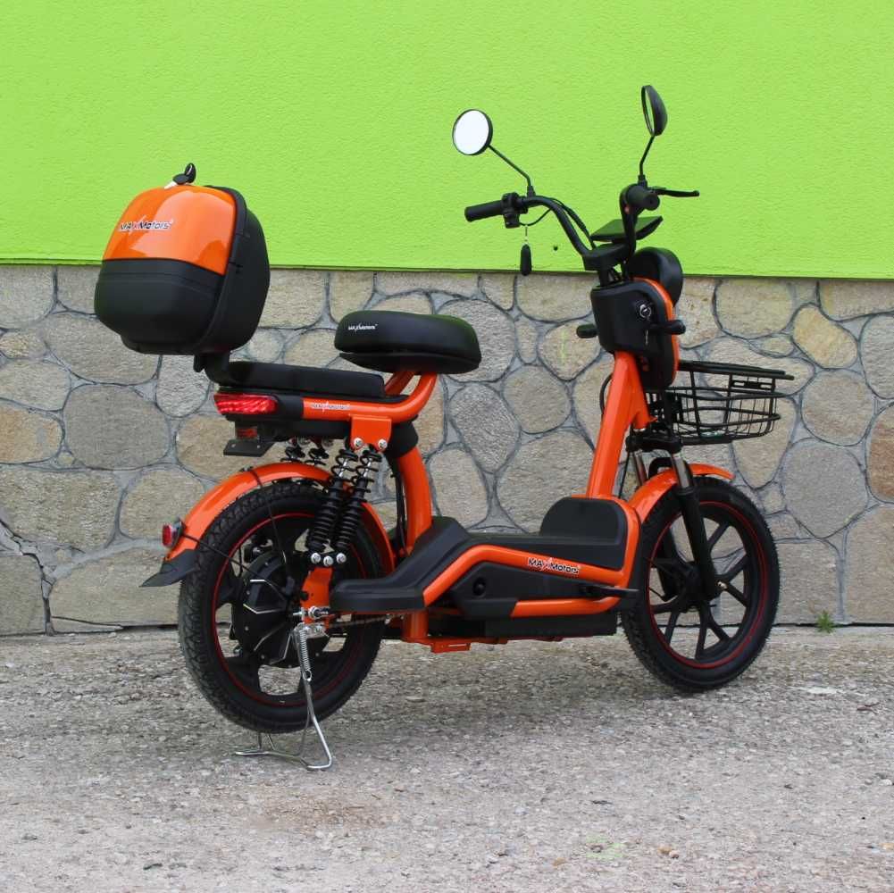 Електрически скутер с педали MaxMotors със 18″ гуми, 750W, 48V/20Ah