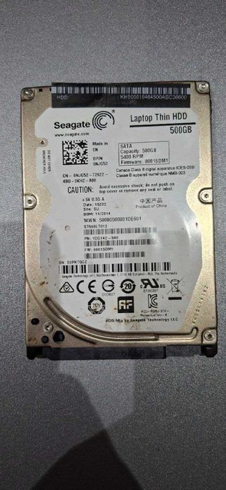 жетский диск SSD 500GB