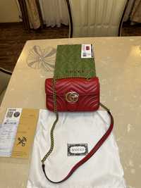 Geanta Gucci Marmont Piele Rosu Full Box