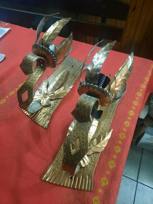 Ръчно кован меден аплик,аплици