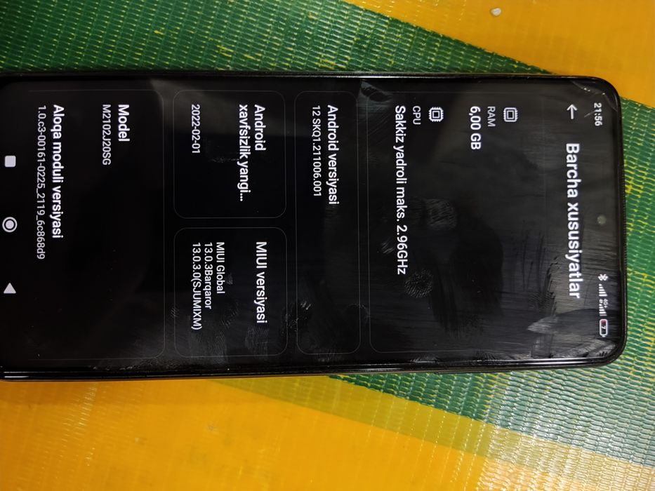 Poco F3            Holati yahshi Sotilde