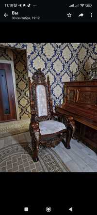 Эксклюзивное кресло из чистого красного дерева  производство Иран