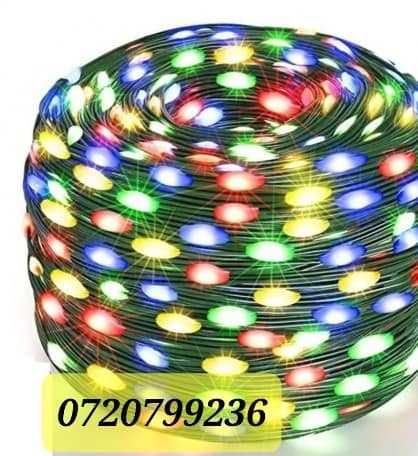 Instalatie exterior tip banda cu LEDuri 100m