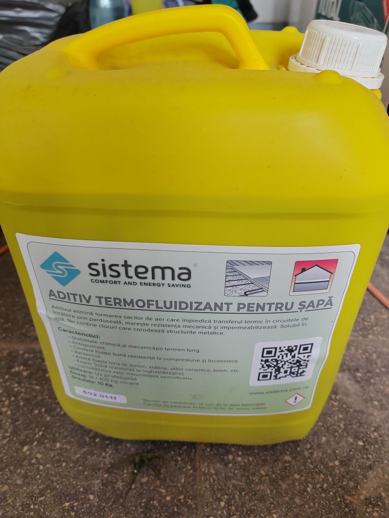 Aditiv termofluidizant sapa Sistema