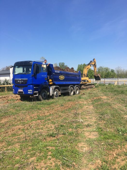 buldoexcavator - basculante 8x4 de inchiriat