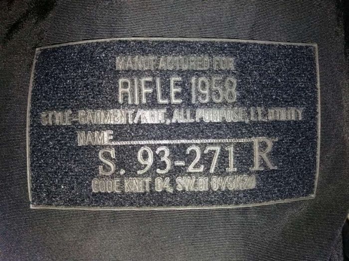 Palton iarnă Rifle mărime L nou