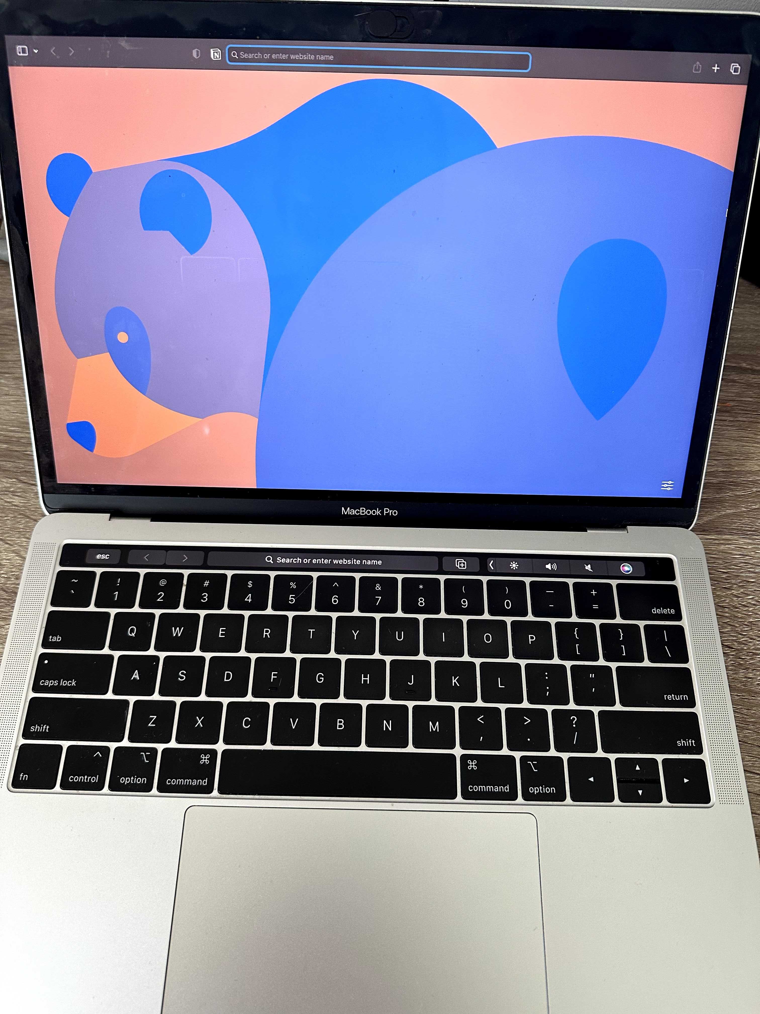 Macbook Pro 13 inch 2019 touchbar