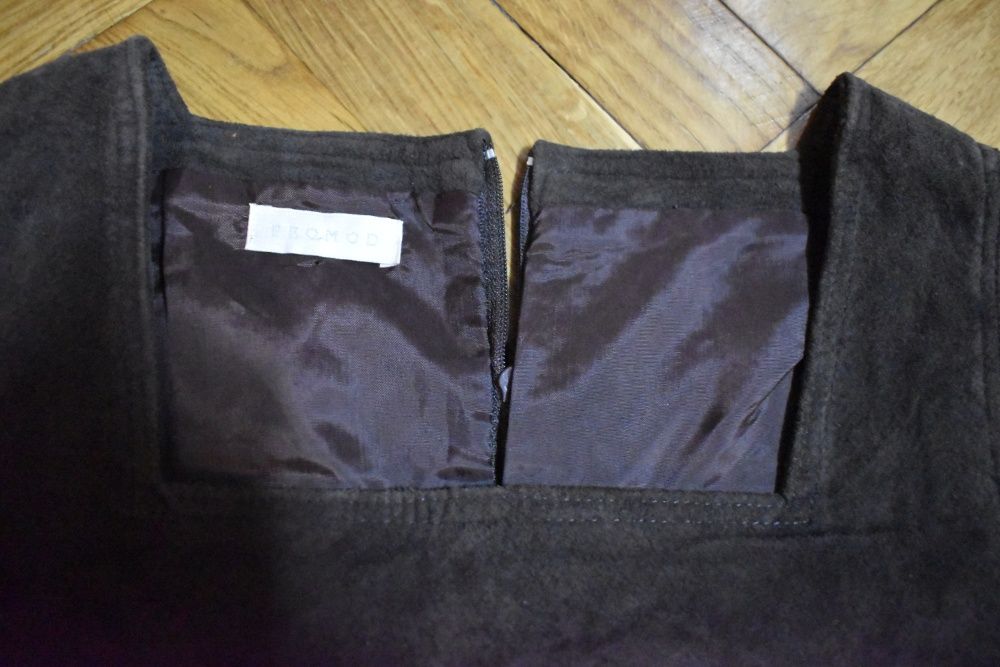 Rochie dama din piele intoarsa