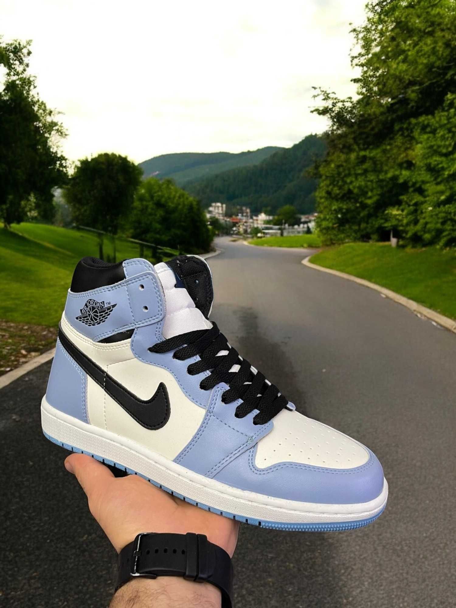Adidasi Nike Jordan 1 University Blue - Adidasi Fete Baieti