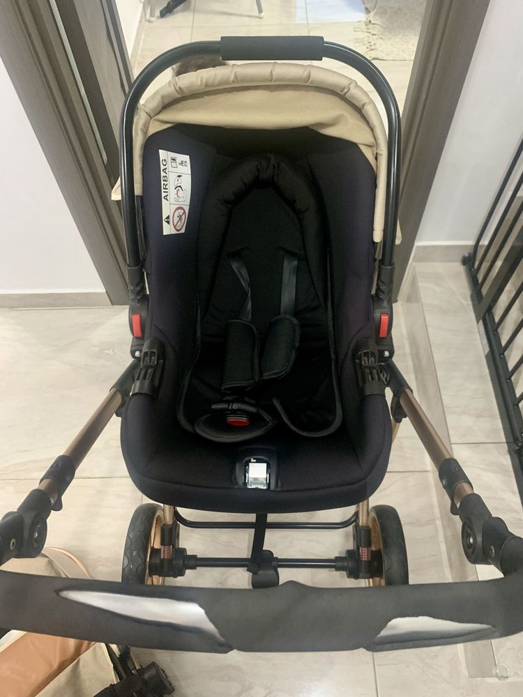 Carucior Visoli 3 in 1 Culoare: auriu