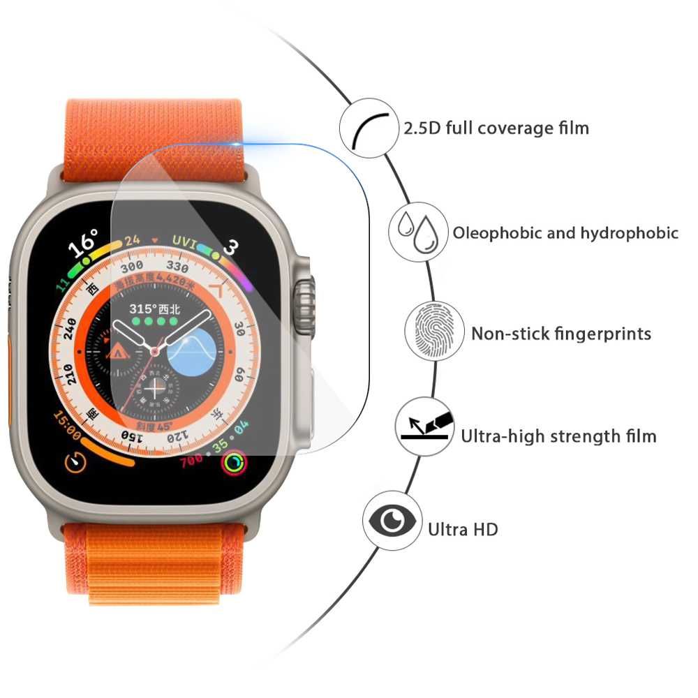 Стъклен протектор за Apple Watch Ultra 49 mm