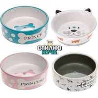 Керамична купа за храна/вода за домашен любимец Керамични купи за куче