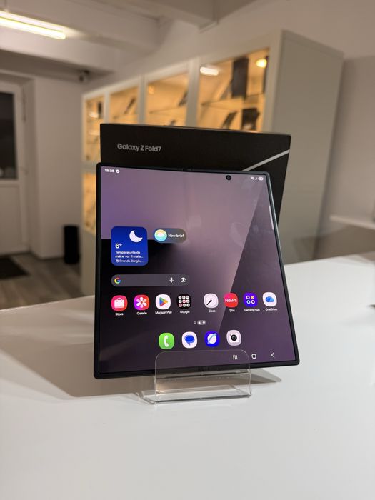 Ofertă Samsung Z Fold 7 CA NOU (baterie 29 cicluri) ! Garantie + cadou