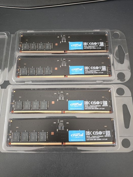 озу ddr5 2x32gb crucial 4800mhz