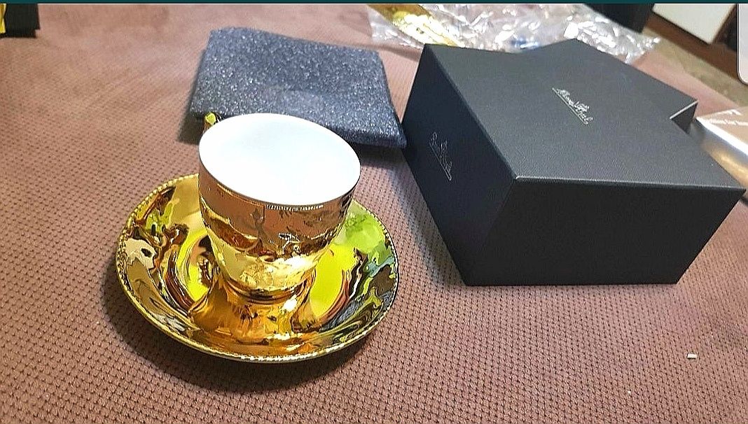 Serviciu cafea Rosenthal Heritage Midas, Aur 24k