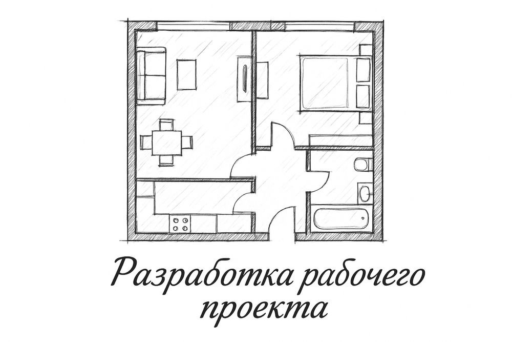Разработка 2Д рабочего проекта (дизайн проект)