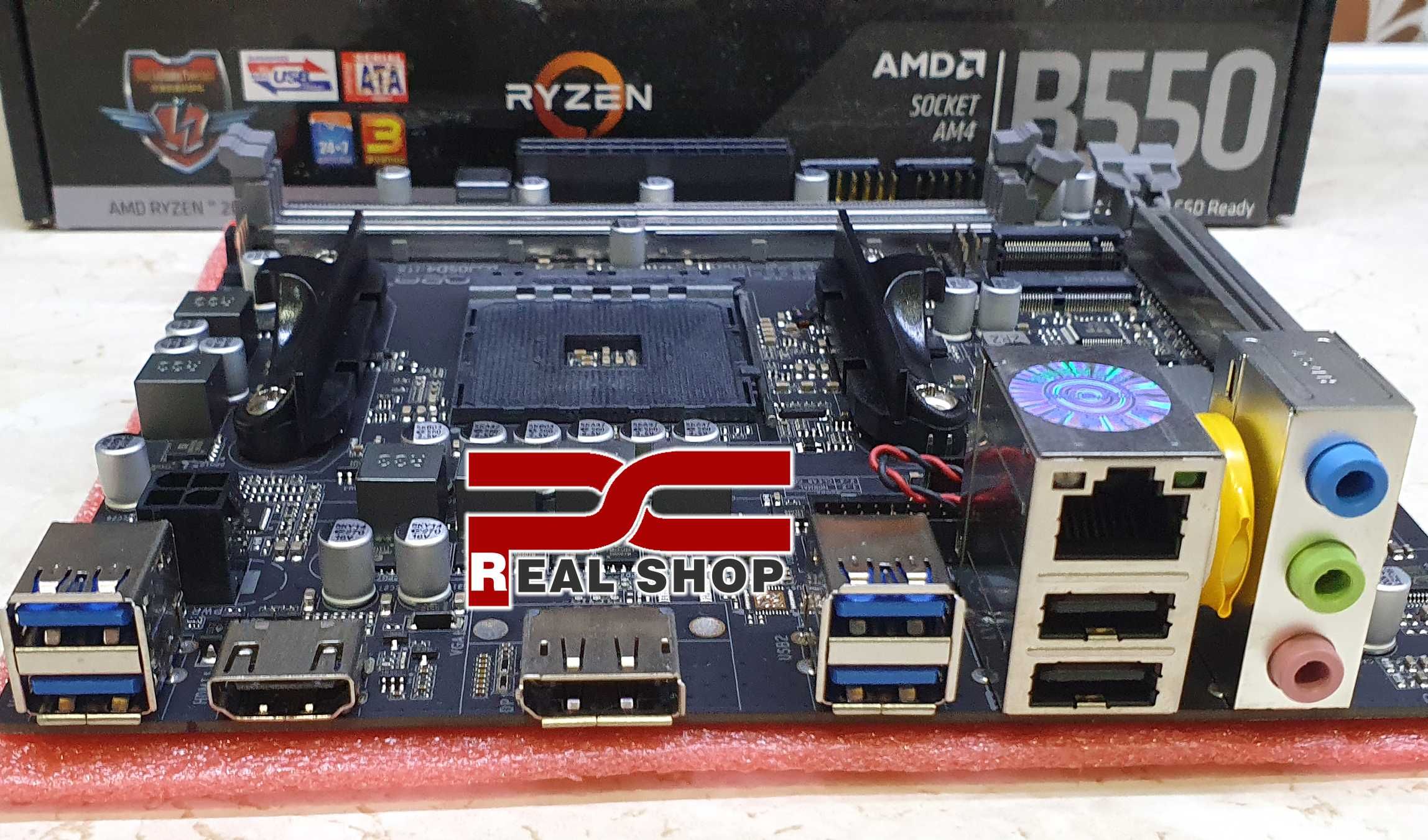 AMD NANO! ONDA B550SD4 ITX + Ryzen 5 5600G 6/12 Vega 7 2GB + 16GB DDR4