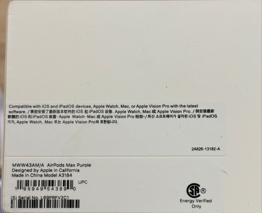 Vand APPLE Airpods Max