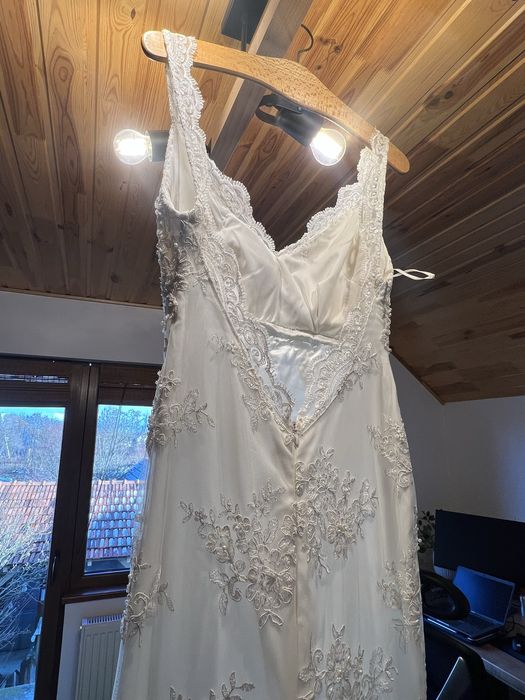 Rochie mireasa nepurtata marimea M