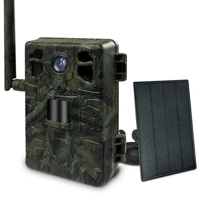 4G Ловна Камера - снимки и наблюдаване на живо - с 6 батерии и солар