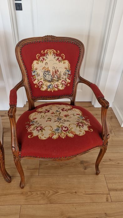 Scaune tapiserie tip goblen