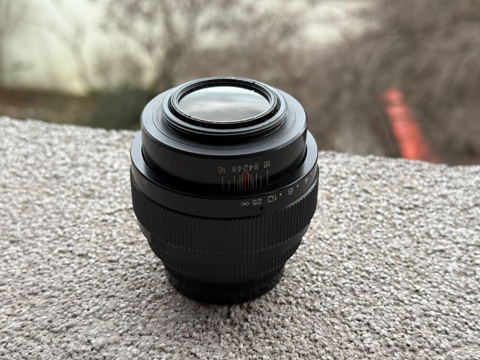 Jupiter 85mm f2 Obiectiv Vintage Rusesc M42