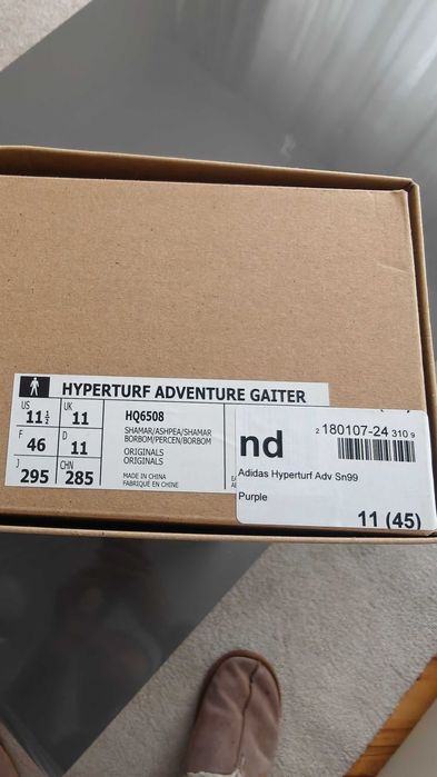 adidas Originals Hyperturf Gaiter, мъжки, 45, оригинал от Англия