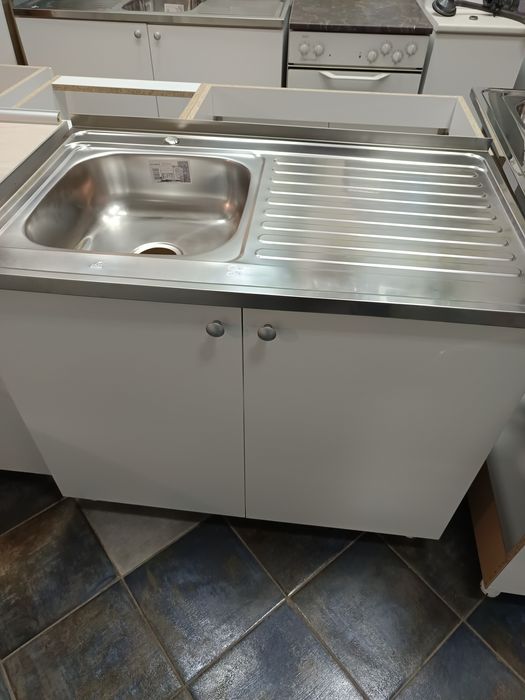 Нов кухненски шкаф с мивка 100/60 за кухня