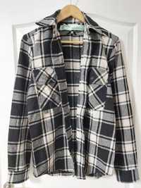 Camasa Flannel Off White Check Shirt XS oversized (fit de M)