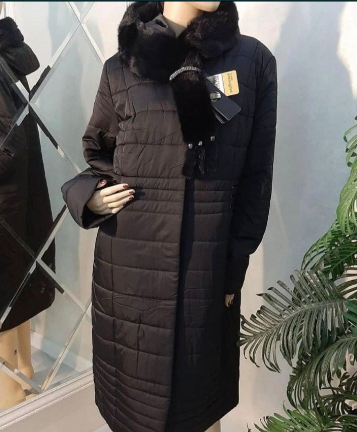 Зимняя куртка с мех-ворот норка